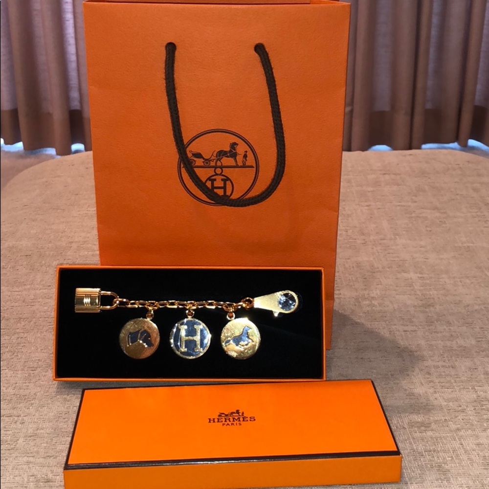Brand new authentic Hermes Breloque bag charm
